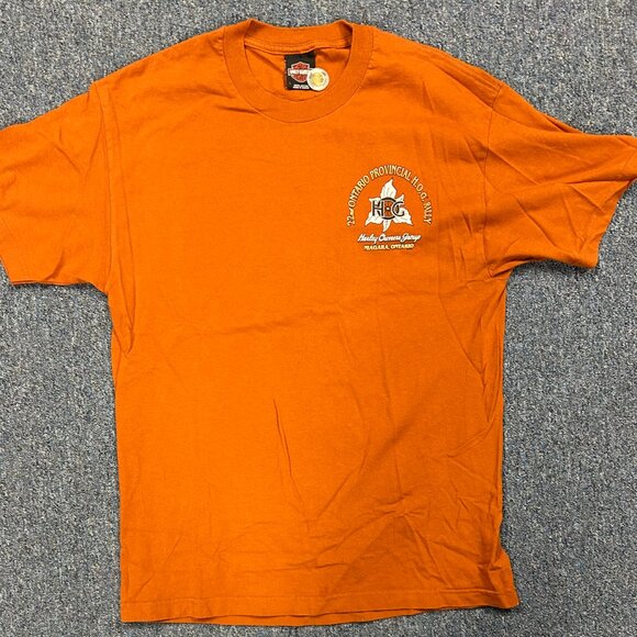 Harley Owners Group Niagra Rally 2010 T Shirt Sz L - Picture 2 of 9